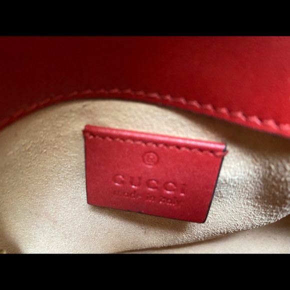 ❌SOLD❌ GG Marmont matelassé leather super mini bag - Picture 5 of 8